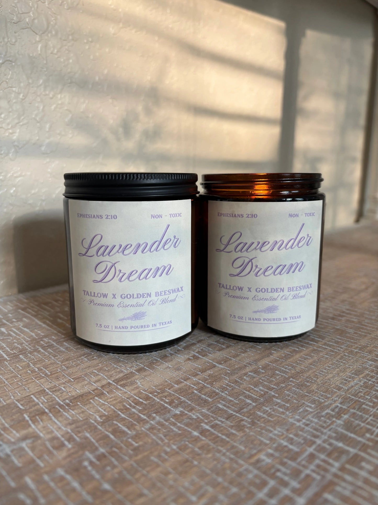 Natural Tallow & Beeswax Candle | Essential Oil Candle | Non-Toxic Home Fragrance The Good Moo
