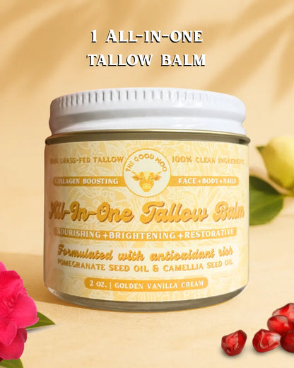 Ultimate Non-Toxic Tallow Self Care Collection | Complete Natural Skincare & Home Bundle The Good Moo
