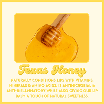 The Good Moo Lip Balm- Texas Honey